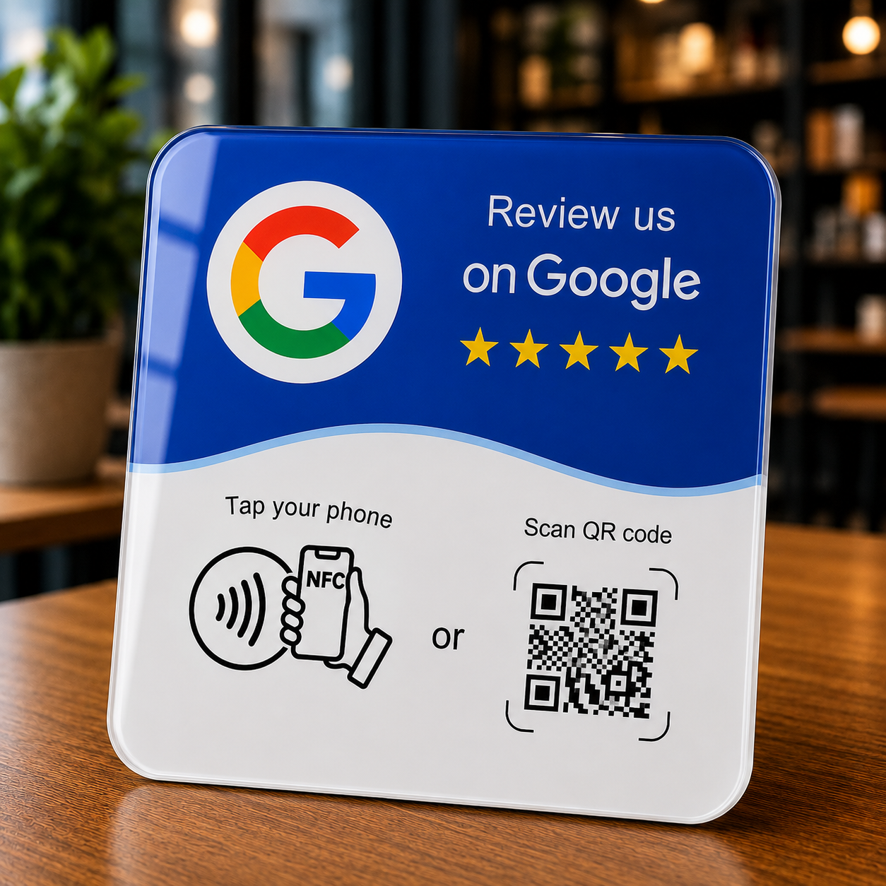 Google Review - Placa NFC