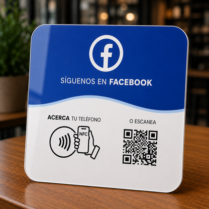 Facebook - Placa NFC